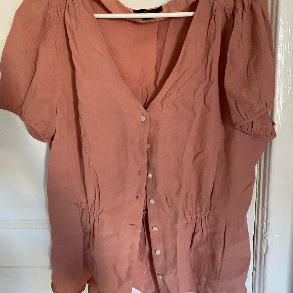 Jcrew pink blouse